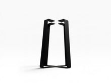 Wide Bottom Trapezoid Cross Base/End Table