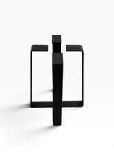Wide Bottom Trapezoid Cross Base/End Table