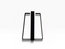 Wide Bottom Trapezoid Cross Base/End Table