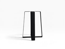 Wide Bottom Trapezoid Cross Base/End Table