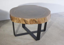 Wide Top Trapezoid Cross Base/Coffee Table