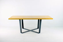 Wide Top Trapezoid Cross Base/Coffee Table