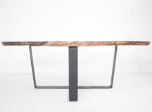 Wide Top Trapezoid Cross Base/Coffee Table